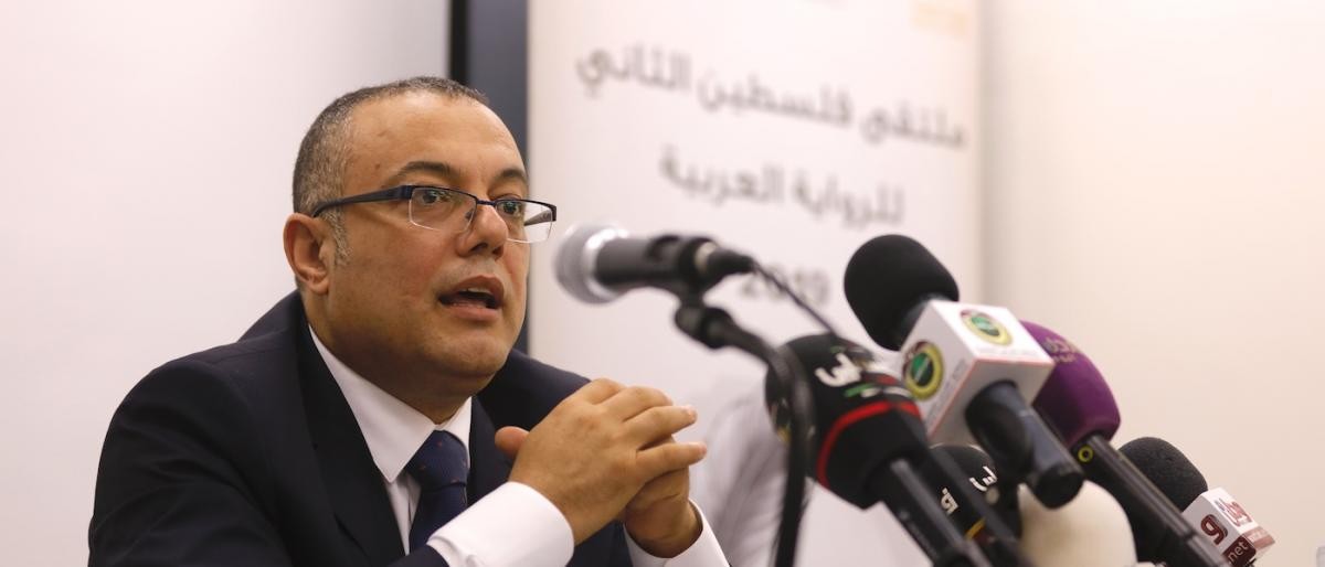 وزير الثقافة الفلسطيني عاطف أبو سيف