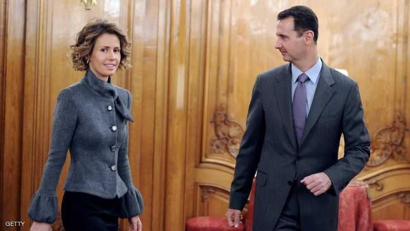 الرئيس السوري وزوجته