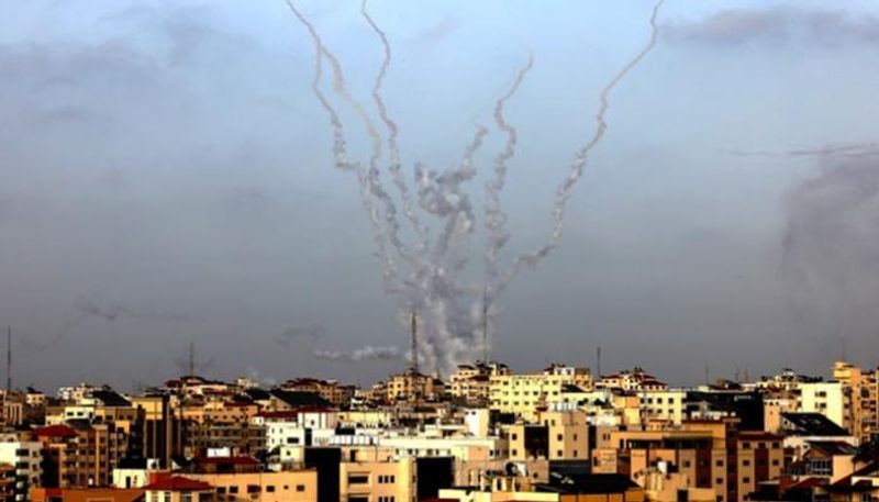 رشقة صاروخية من قطاع غزة