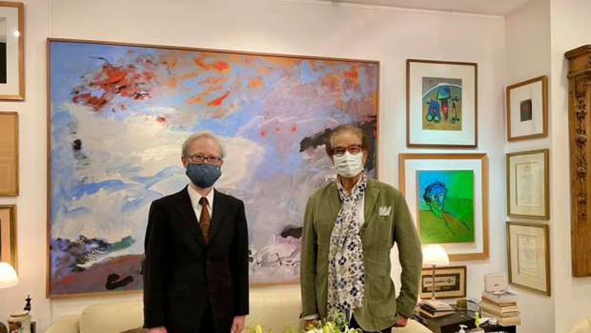 فاروق حسني والسفير الياباني